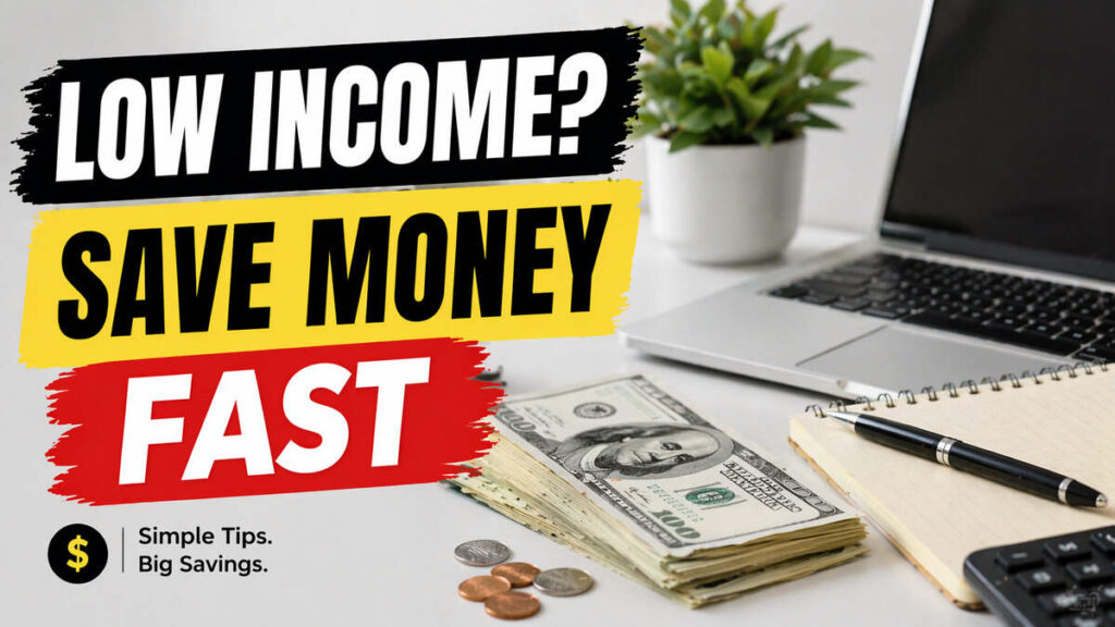 How to Save Money Fast on a Low Income