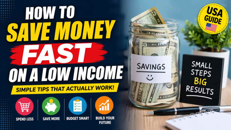 How to Save Money Fast on a Low Income